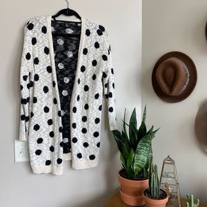 Forever 21 polka dot cardigan